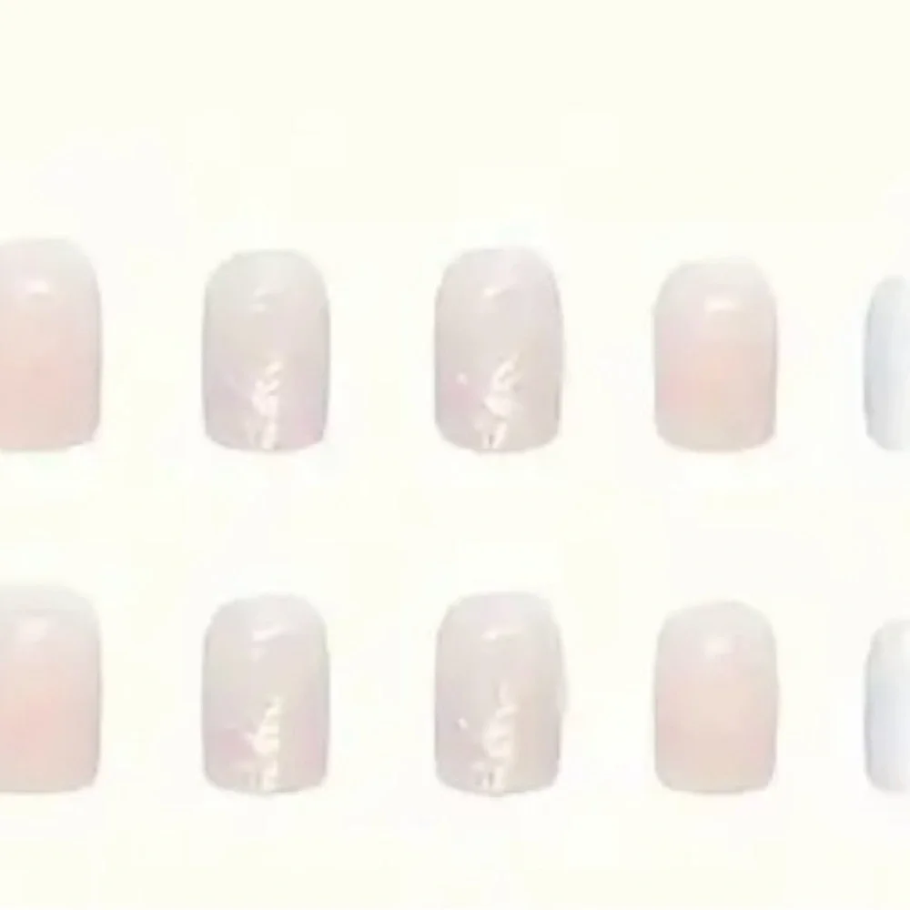 Pinkish Clear Press On Nails 24pcs - Picture 6 of 7